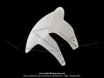 Garde-boue avant blanc FACO pour scooter Piaggio NRG / NTT