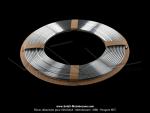 Jonc plastique chrom 7x10mm de poutre centrale (Enjoliveur / Baguette) pour SoleX / Mobylette Motobcane / Motoconfort / MBK / Peugeot (le mtre)
