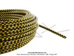 Gaine de frein - de starter - d'acclrateur - de dcompresseur - 5mm - Couleur Damier Noir et Jaune (le mtre)
