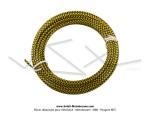 Gaine de frein - de starter - d'acclrateur - de dcompresseur - 5mm - Couleur Damier Noir et Jaune (le mtre)