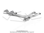 Bras oscillant long Gris - version 88'/90's - pour Peugeot 103 SP / MV / MVL (...)