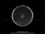 Vitre de phare avant rond transparente pour Mobylette  Motobcane MBK ou Peugeot