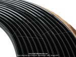 Jonc plastique noir 7x10mm de poutre centrale (Enjoliveur / Baguette) pour Peugeot 103 (le mtre)