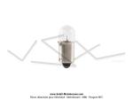 Ampoule Tmoin 6v 4w (BA9S) pour clairage arrire des mobylettes Motobcane / Motoconfort / MBK / Peugeot
