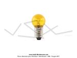 Ampoule  vis 12V 7,5W (E10) - Jaune - pour Mobylette Motobcane / MBK / Peugeot