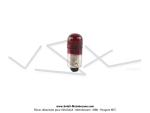 Ampoule Tmoin rouge 12v 4w (BA9S) de feu arrire pour Mobylette Motobcane / MBK / Peugeot 