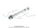 Axe de roue Avant complet 12x100x165 pour Peugeot 103 