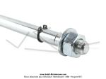 Axe de roue Avant complet 12x100x165 pour Peugeot 103 