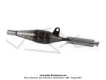 Pot d'chappement  Pompe OverB KT70 - Vernis - Silencieux gris - Complet - pour mobylette Peugeot 103 (Article non homologu - Interdit sur voie publique - Rserv  la comptition sur terrain priv