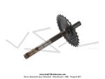 Axe de pdalier Origine Motobcane 28 dents pour Mobylette Motobcane (50EV ?)