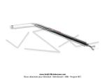 Barre de renfort coude chrome EBR (Raidisseur de cadre) pour MBK 51 Racing (32mm)