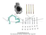 Carters moteur avec roulements et joints spi pour Mobylette Motobcane MBK 51 / 41 / 881 (AV10)