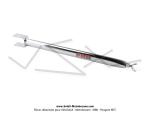 Barre de renfort elliptique chrome EBR pour Peugeot 103 SP / MVL / Vogue