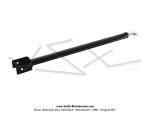 Barre de renfort elliptique noire EBR pour Peugeot 103 SP / MVL / Vogue