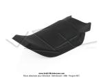 Bavette avant noire pour garde-boue de Mobylette MBK Dakota / Kansas / Phnix
