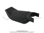 Bavette avant noire pour garde-boue de Mobylette MBK Dakota / Kansas / Phnix