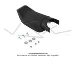 Bavette avant noire pour garde-boue de Mobylette MBK Dakota / Kansas / Phnix