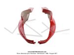 Carnages (Capotages - Caches) latraux Rouges pour Peugeot 103 SPX / RCX Phase 2 (la paire)