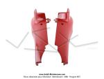 Carnages (Capotages - Caches) latraux Rouges pour Peugeot 103 SPX / RCX Phase 2 (la paire)