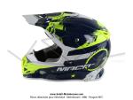 Casque Cross Trendy 20 T-902 MACH1 - Bleu / Jaune - Taille M (57/58)