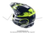 Casque Cross Trendy 20 T-902 MACH1 - Bleu / Jaune - Taille M (57/58)