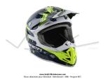 Casque Cross Trendy 20 T-902 MACH1 - Bleu / Jaune - Taille M (57/58)