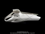 Carnages (Capotages - Caches) latraux Blancs pour Peugeot 103 SPX / RCX Phase 2 (la paire)