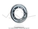 Couronne int.98mm - 46 dents - camb. 12mm - CHARVIN France - pour Mobylette Motobcane Motoconfort MBK 51 / Roue  btons Grimeca (Zingue)