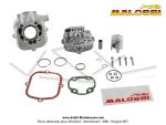 Cylindre / Piston / Culasse (Kit) GR2 - MALOSSI - 39 - 50cc - pour Mobylette Motobcane MBK 51 (AV10) Liquide Lc H2O