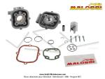 Cylindre / Piston / Culasse (Kit) GR2 - MALOSSI - 39 - 50cc - pour Mobylette Motobcane MBK 51 (AV10) Liquide Lc H2O