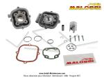 Cylindre / Piston / Culasse (Kit) GR2 - MALOSSI - 39 - 50cc - pour Mobylette Motobcane MBK 51 (AV10) Liquide Lc H2O