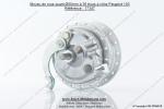 Moyeu de roue avant 80mm  36 trous  cne Peugeot 103