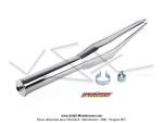 Corps de pot d'chappement universel chrom emboitement 28 - FUEGO -(Article non homologu - Interdit sur voie publique - Rserv  la comptition sur terrain priv) 