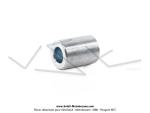 Entretoise de silent-bloc d'amortisseur Lg.15mm x 8.2 (x1 pc)