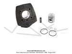 Cylindre / Piston (Kit) 40 - 50cc - T3 - Teknix - type Origine - pour Peugeot 103 / 104 / 105 / GT10