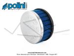 Filtre  air (Cornet) mousse Polini pour carburateurs Dell'Orto PHVA / PHBN - ext.80mm - Droit - Lg. 60mm - 36mm