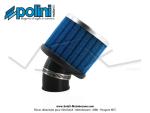 Filtre  air (Cornet) mousse Polini pour carburateurs Dell'Orto PHVA / PHBN - ext.80mm - Droit - Lg. 118mm - 36mm