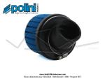 Filtre  air (Cornet) mousse Polini pour carburateurs Dell'Orto PHBL / PHBH - ext.80mm - Coud 30 - Lg. 105mm - 39mm