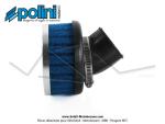 Filtre  air (Cornet) mousse Polini pour carburateurs Dell'Orto PHBL / PHBH - ext.80mm - Coud 30 - Lg. 92mm - 39mm