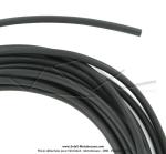 Durite essence - PVC - Noire brillante - 4 x 7,6mm (le mtre)