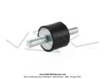 Silent-bloc de pot d'chappement 25x20 - M8/M8 - Mle / Mle