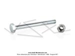 Axe de bras oscillant M10x105 pour Peugeot 103 MVL phase 2 / VOGUE