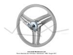 Roues (Jantes) aluminium compltes - 17 x1.6 - Blanches - type Grimeca pour Peugeot 103 SP / MVL (la paire)