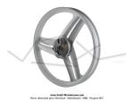 Roues (Jantes) aluminium compltes - 17 x1.6 - Blanches - type Grimeca pour Peugeot 103 SP / MVL (la paire)