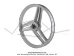 Roues (Jantes) aluminium compltes - 17 x1.6 - Blanches - type Grimeca pour Peugeot 103 SP / MVL (la paire)