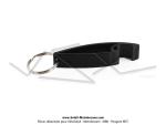 Porte-cls dcapsuleur - Noir - grav logo tricolore  M - MOTOBECANE 