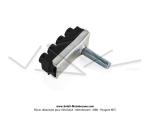 Patin de frein et support assembls - modle  ronds - pour SoleX (Hongrie - Gomme tendre)