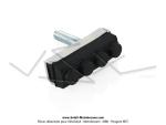 Patin de frein et support assembls - modle  ronds - pour SoleX (Hongrie - Gomme tendre)