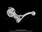 Levier de dcompresseur / starter - LUSITO - Mtal Blanc