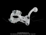 Levier de dcompresseur / starter - LUSITO - Mtal Blanc